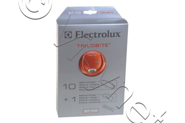 Filtersett 10x Microfilter + 1x Motorfilter Electrolux TRILOBITE EF110 | 9001950634