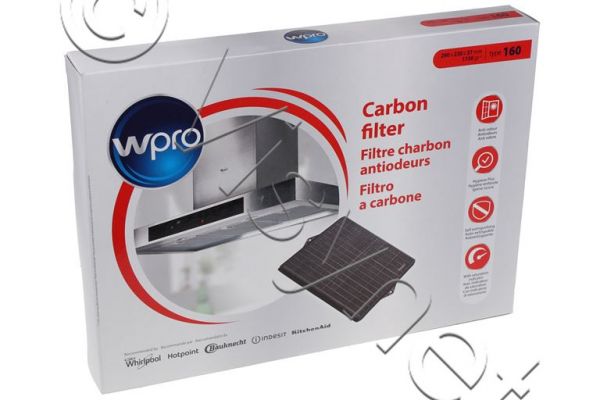 WPRO Original Kohlefilter Typ 160 / DKF41 - Dunstabzugshaube | 484000008693