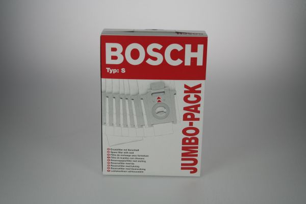 8x BOSCH Original Staubsaugerbeutel TYP S | 00460762