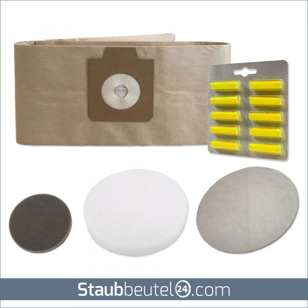 Sparset 5 Staubbeutel + 3 Filter + 10 Duft geeignet für Electrolux UZ930, Lux DP9000, Nilfisk