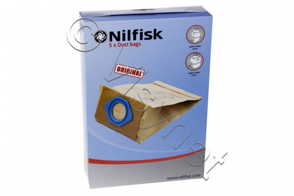Nilfisk 5x Staubsauger Papierbeuteln - 78602600 | G90A, GA70, GM80, GM80C, GM90, GS80, GS84, GS90