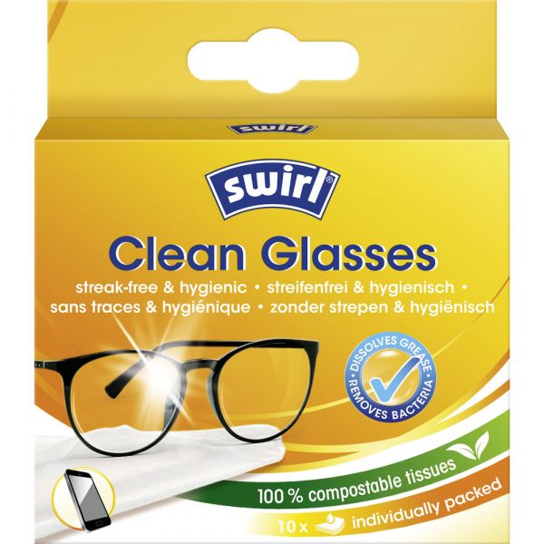 10er Swirl Brillenputztücher