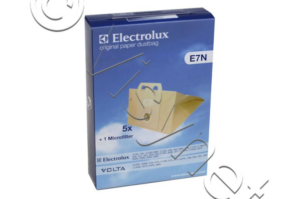 5x Beutel + 1x Microfilter Electrolux Staubsaugerbeutel - E7N | 9001959536